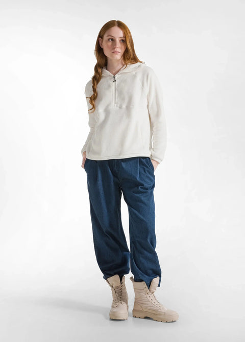 Deha - Fleece Hoodie White - UNNA S