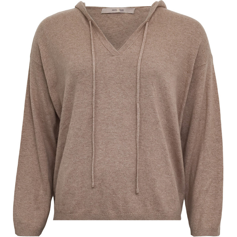 Costamani - Allie  Knitted Hoodie Beige