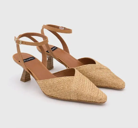 Ángel Alarcón - Helen Slingback Beige - UNNA S