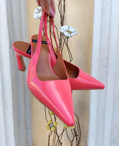 Ángel Alarcón - Anya Slingback Coral - UNNA S
