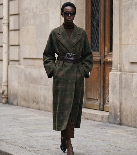 Skills Milano - Camille Wool Blend Coat Green