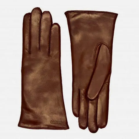 SAUSO – Leather Glove Burgundy - UNNA S