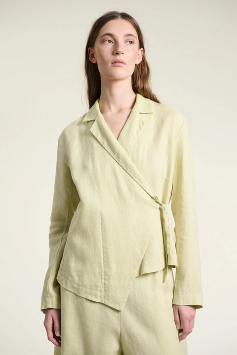 Bitte Kai Rand - Lala Linen Jacket Pistachio Green UnnaS
