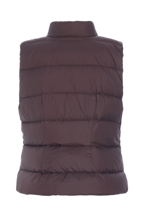 Bitte Kai Rand - Feather Down Side Tie Vest Puce UnnaS