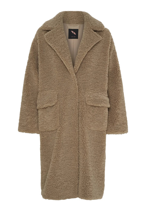 BTF•CPH - Teddy Trenchcoat Taupe