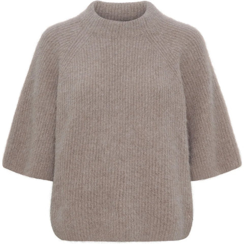 BTF•CPH - Raccoon 3/4 sleeve Pullover Mocha Brown
