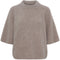 BTF•CPH - Raccoon 3/4 sleeve Pullover Mocha Brown