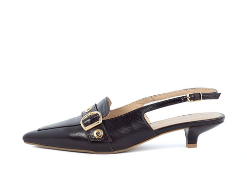 Babouche Lifestyle – Elba Slingback Brown UnnaS