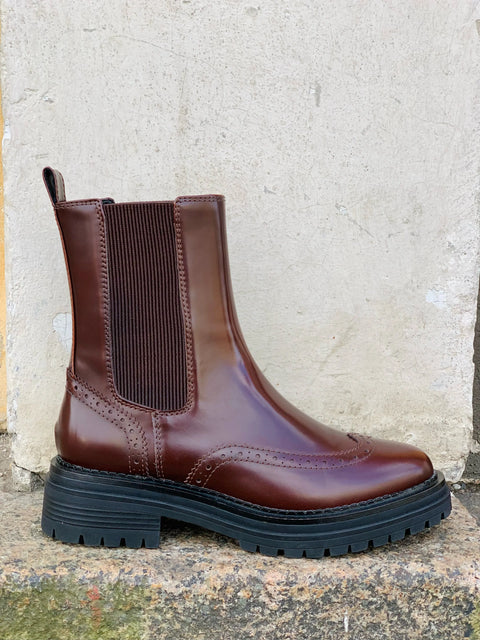 Bibi Lou - Lianna Ankle Boot Cognac - UNNA S