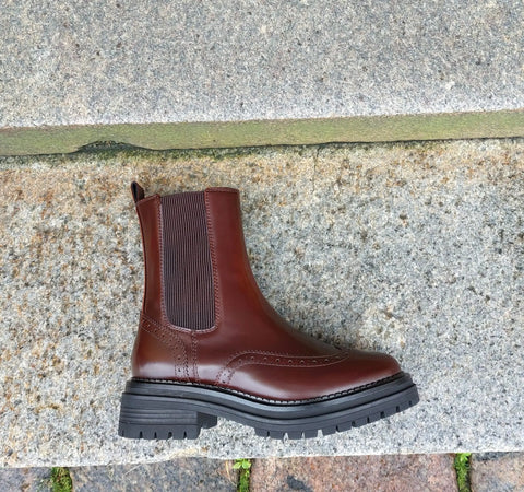 Bibi Lou - Lianna Ankle Boot Cognac - UNNA S