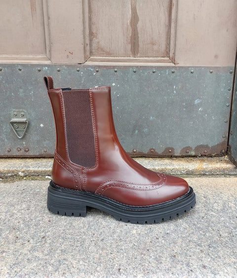 Bibi Lou - Lianna Ankle Boot Cognac - UNNA S