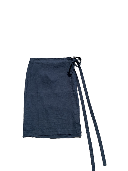 By basics - Wrap Skirt Blue