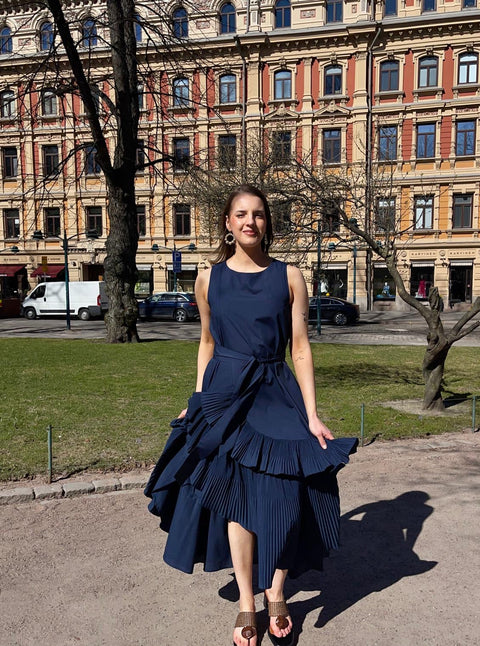 Meimeij - Valentina Dress Dark Blue UNNA S