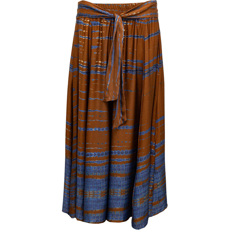 CostaMani - Meredith Skirt Brown/Blue