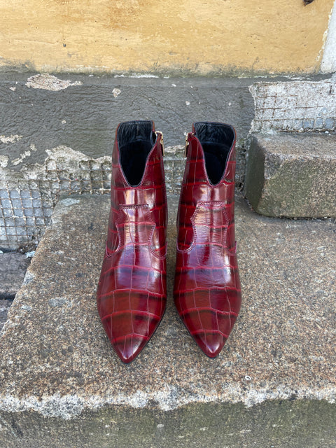 Babouche Lifestyle - Evita Ankle Boot Bordo
