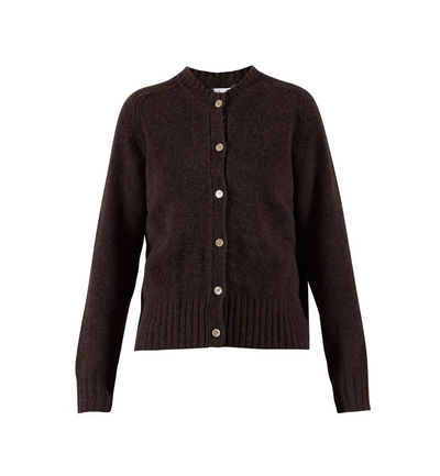 Blue Sportswear - Fiona Wool Cardigan Chocolate Melange