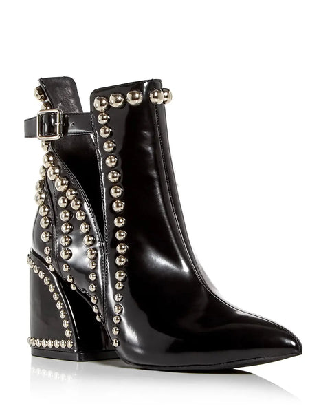 Jeffrey Campbell - Valeria Heeled Ankle Boot Black - UNNA S