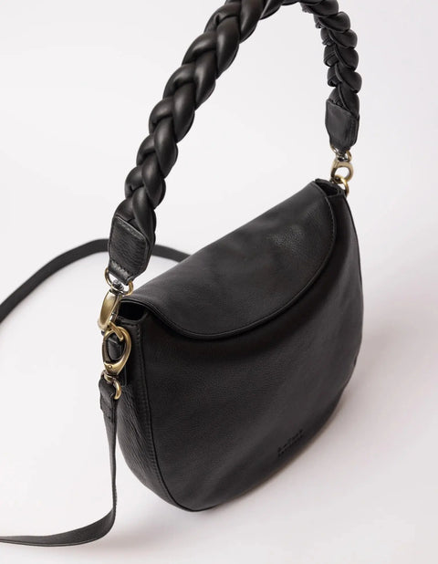 O My Bag Amsterdam - Lana Black Soft Grain Leather