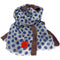 Erfurt Luxury - Dots Wool Scarf Blue