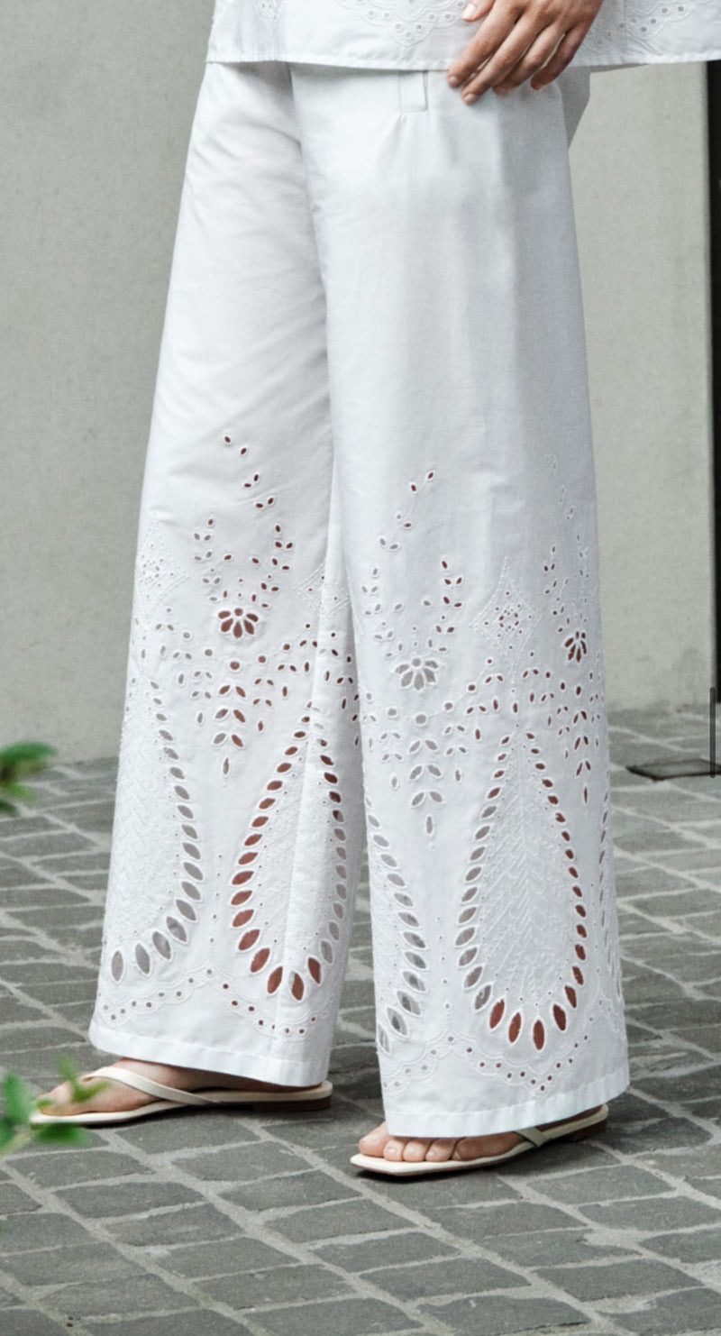 LaSalle - Ajour Pants White