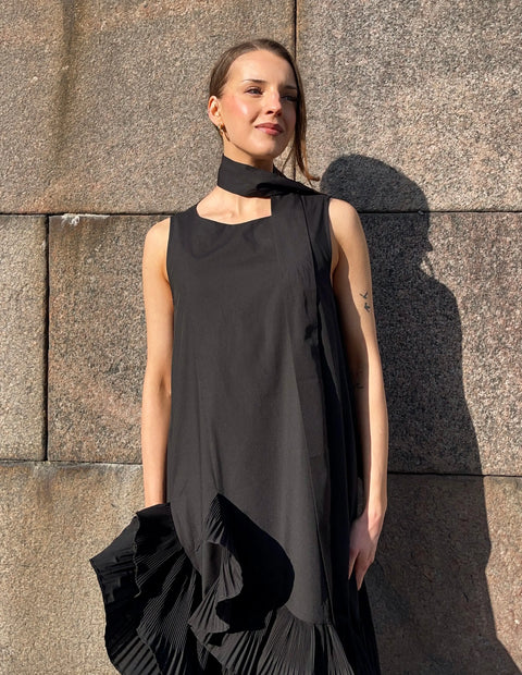 MeiMeij - Abito Dress Black UNNA S