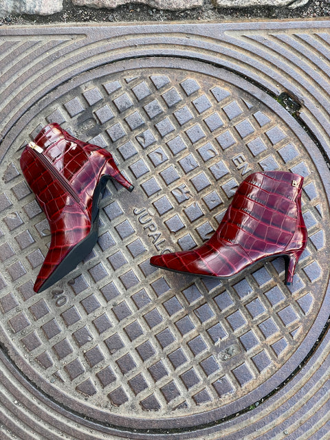 Babouche Lifestyle - Evita Ankle Boot Bordo