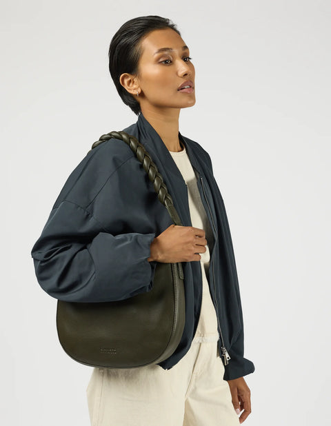 O My Bag Amsterdam - Lana Soft Grain Leather Moss