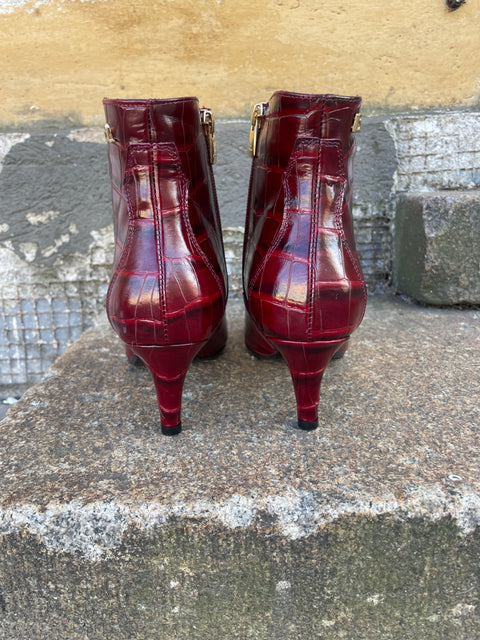 Babouche Lifestyle - Evita Ankle Boot Bordo