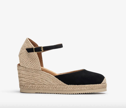 Unisa - Ana Espadrillo Black UnnaS