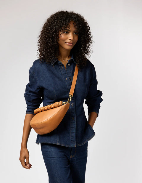 O My Bag - Leo Midi Wild Oak Soft Grain Leather UNNA S