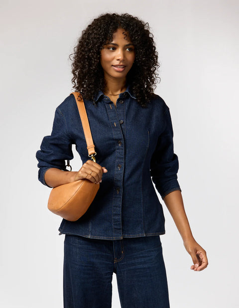 O My Bag - Leo Midi Wild Oak Soft Grain Leather UNNA S