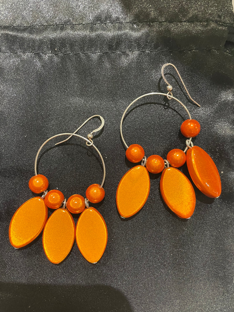 Linda Toye Jewellery - Lola Earring Orange