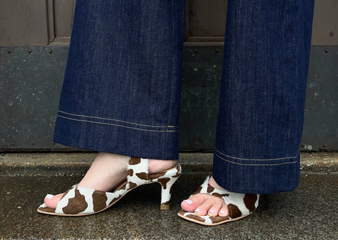 Babouche Lifestyle - Anna Sandal Cow UnnaS