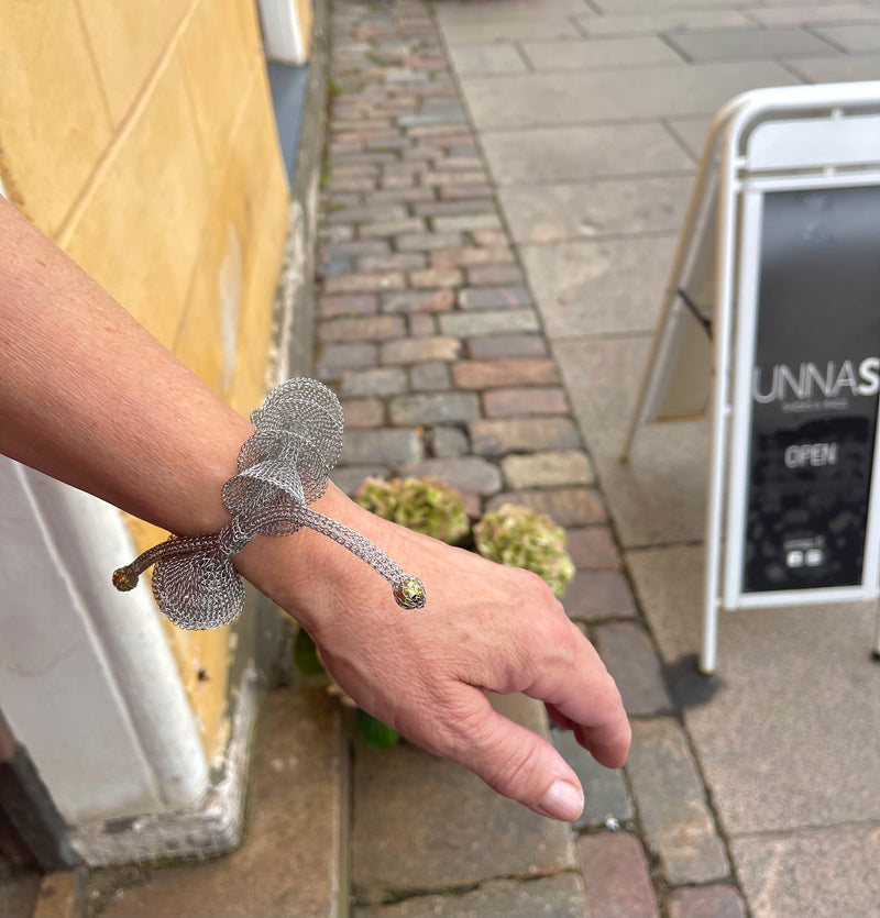 Lotta & Djossou Paris -  Swirl Bracelet Silver