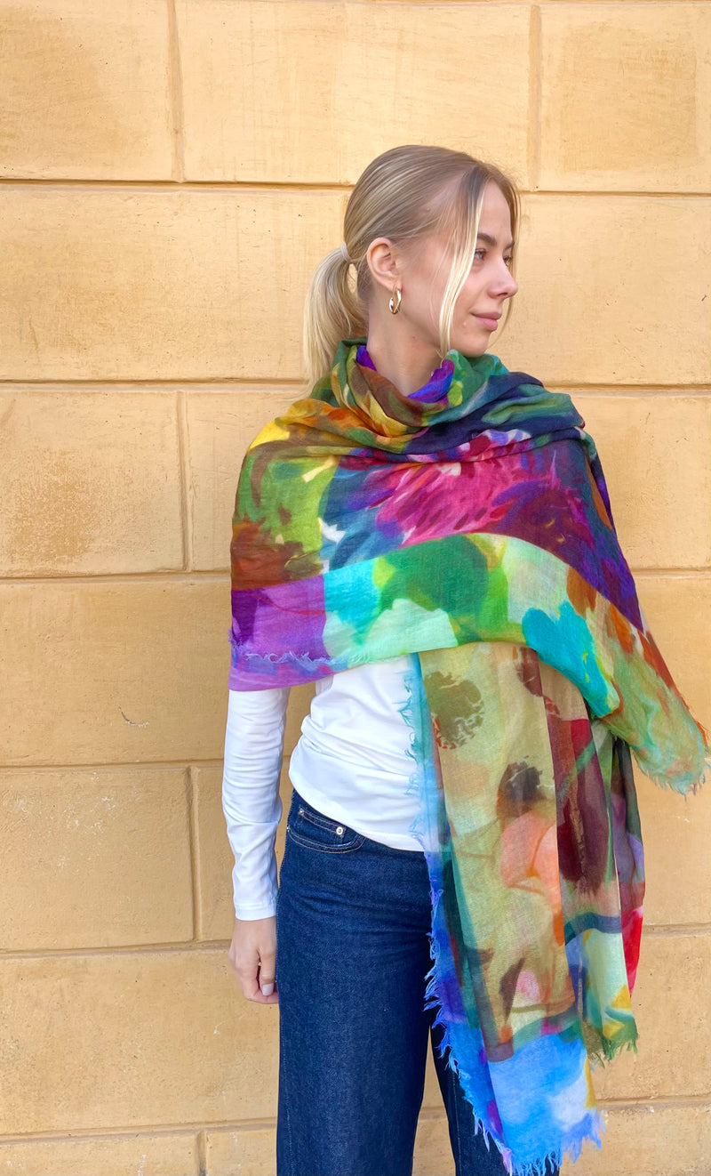 LaSalle – Wool Scarf Multi Color