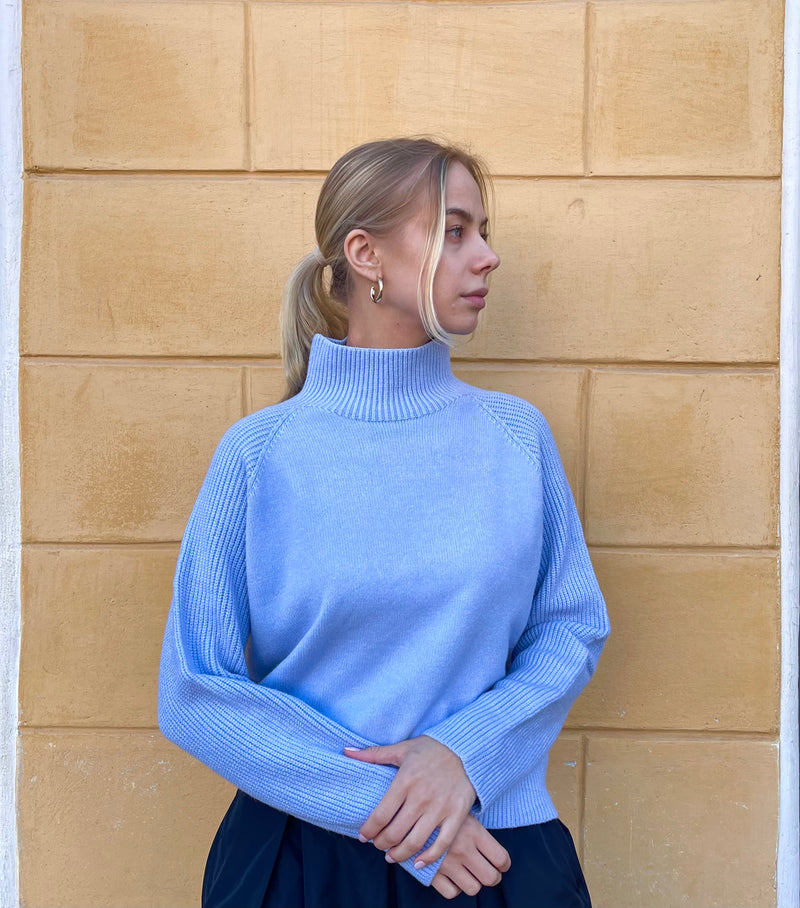 Lasa - Short Sleeve Sweater Camel