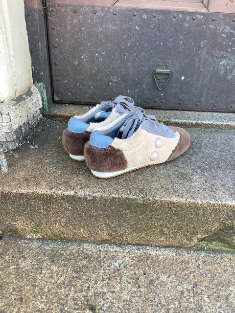 Noa Harmon - Delores Teddy Sneakers Brown/Beige