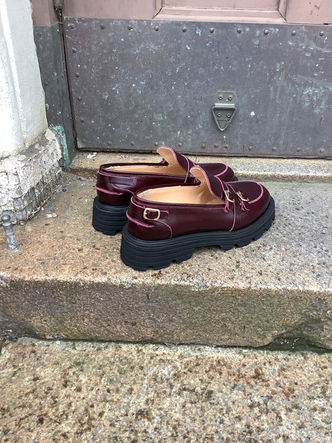 Babouche Lifestyle - Eleni Loafer Burgundy