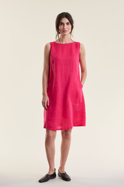 Bitte Kai Rand - Airy Linen Short Dress Pink