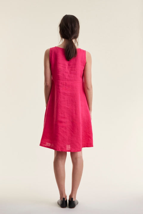 Bitte Kai Rand - Airy Linen Short Dress Pink