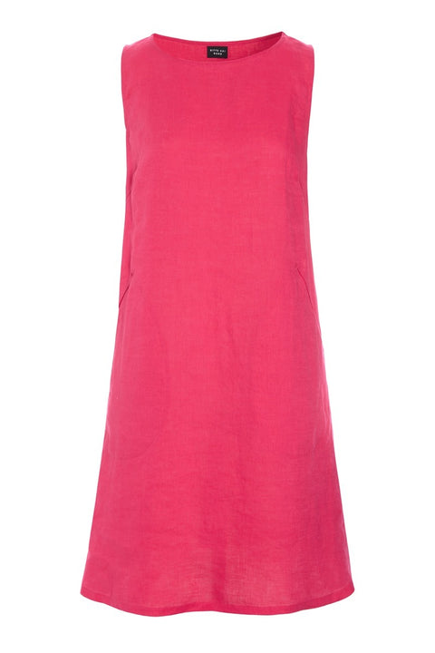 Bitte Kai Rand - Airy Linen Short Dress Pink