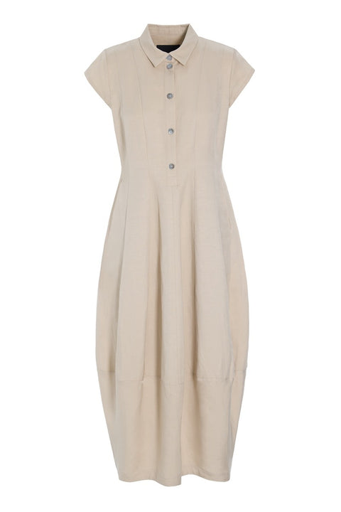 Bitte Kai Rand - Sukosu Dress with Collar Light Beige