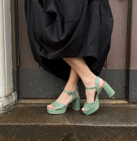 Unisa - Noelia Heeled Sandal Mint UnnaS