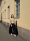 Bitte Kai Rand – Airy Linen Pants with Flounces Black UnnaS
