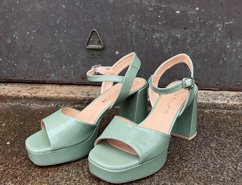 Unisa - Noelia Heeled Sandal Mint UnnaS
