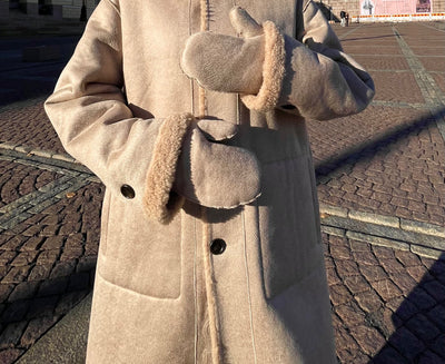 Montereggi - Reversible Teddy Jacket Long Beige