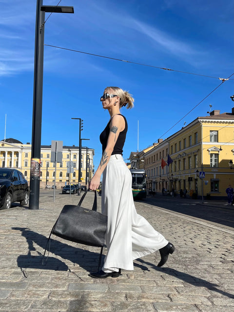 Mes Demoiselles Paris – Fleur Jeans White - UNNA S