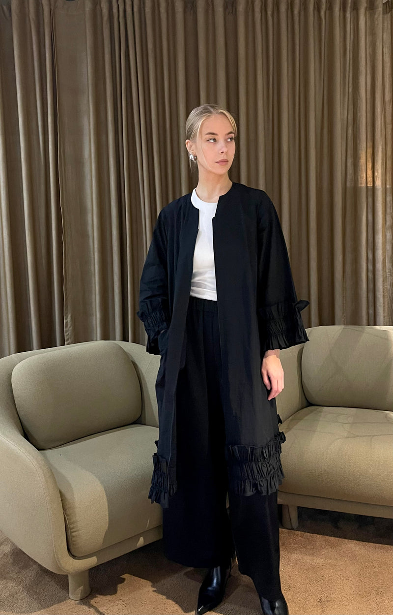 Bitte Kai Rand - Poplin Dress With Ruffles Black