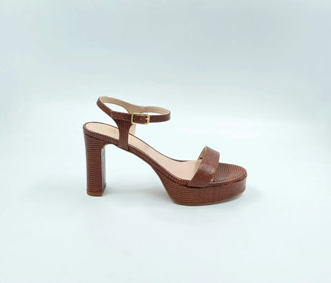 Unisa - Adella Heeled Sandal Brown - UNNA S