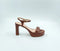 Unisa - Adella Heeled Sandal Brown - UNNA S